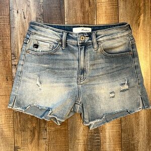 Kancan Light Wash Denim Shorts- Medium